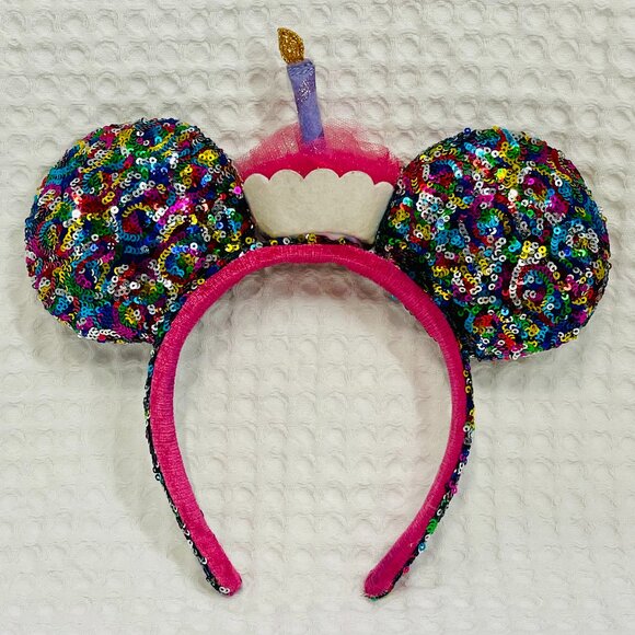 Disney Cupcake Minnie Mouse Ears - Picture 1 of 8
